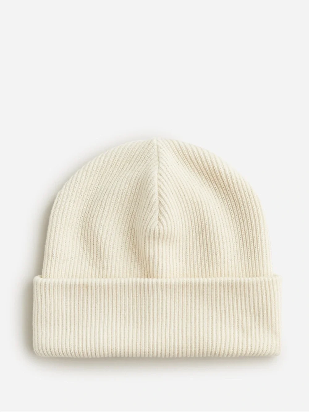 J crew ribbed beanie in cotton